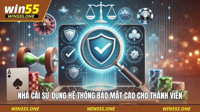 Nhà cái sử dụng hệ thống bảo mật cao cho thành viên